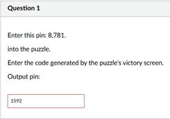 Output PIN